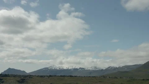 Snaefellsnes Glacier in Clouds Iceland Video stock 166969104