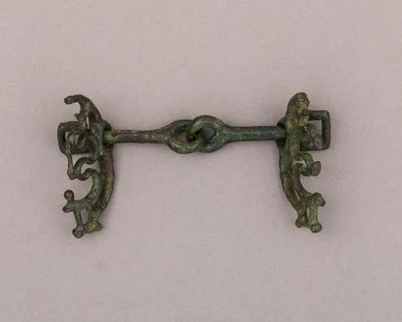 Snaffle Bit 8th century B.C. Villanovan, possibly Bologna The snaffle bit i.. Stock Photos