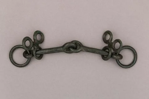 Snaffle Bit 8th7th century B.C. Villanovan or Etruscan The snaffle bit is t.. Stock Photos
