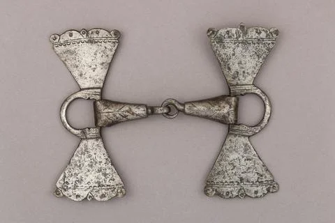 Snaffle Bit late 16th century German This kind of bit was used in the Germa.. Stock Photos