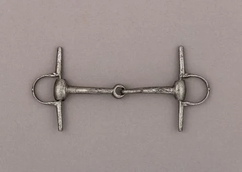 Snaffle Bit late 16th - early 17th century German This full-cheek bit has s.. Stock Photos