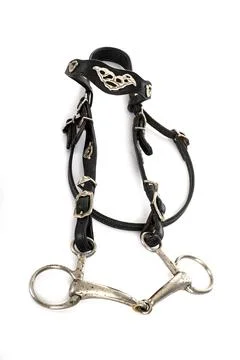 Snaffle bridle in studio Stock Photos