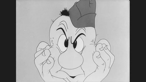 Snafu Starts to spread attack rumors - 1944 Stock Footage 87611290