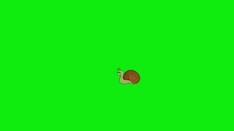 Snail cartoon video Video stock 324912225