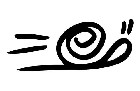 Snail icon. Element of speed icon Stock Illustration