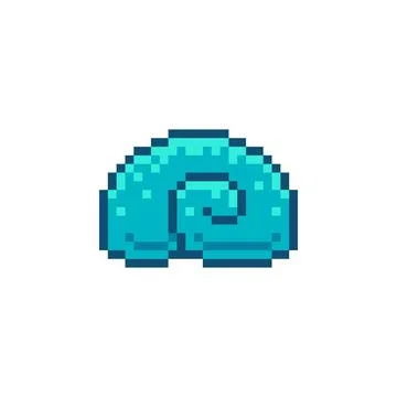 Snail Icon Vector Pixel Stock Illustration