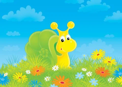 Snail Stock Illustration