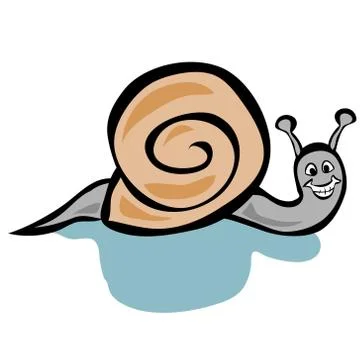Snail Stock Illustration