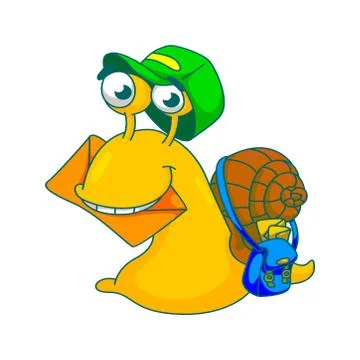 Snail Stock Illustration