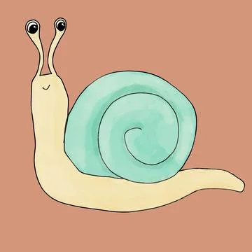 Snail Illustrazione stock