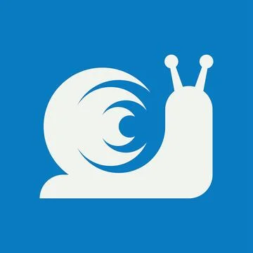 Snail logo Stock Illustration