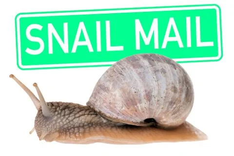 Snail mail Stock Photos