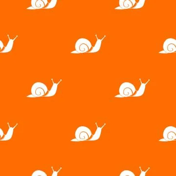 Snail pattern seamless Stock Illustration
