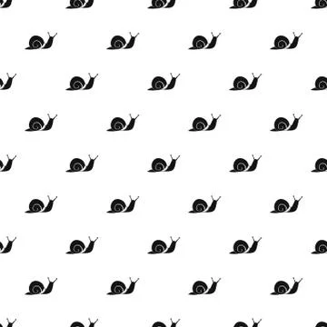 Snail pattern vector Illustrazione stock