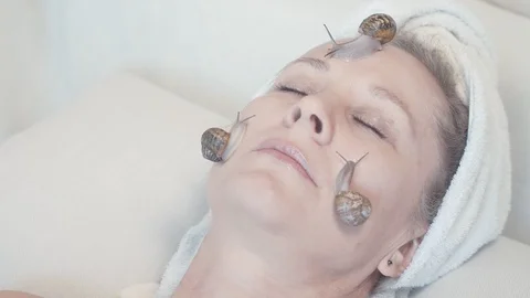 Snail slime, technically known as snail mucin or mucus, is a popular Korean Видео 94835431