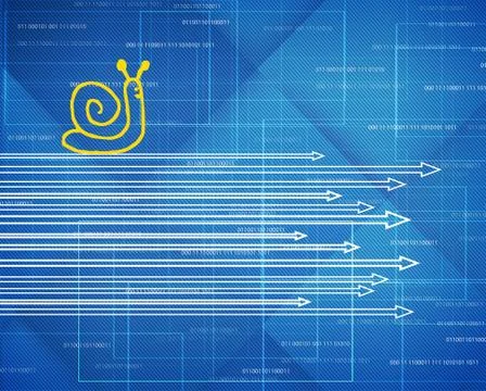 Snail Speed Illustrazione stock