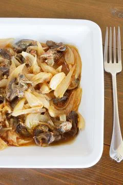 Snail stew Stock Photos