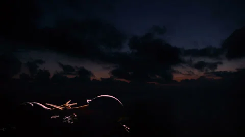 Snail at sunset Video stock 36663655