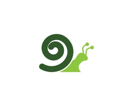 Snail vector icon Stock Illustration