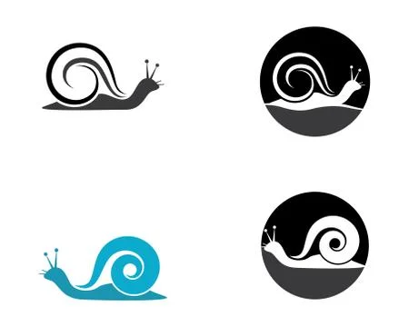Snail vector icon Stock Illustration