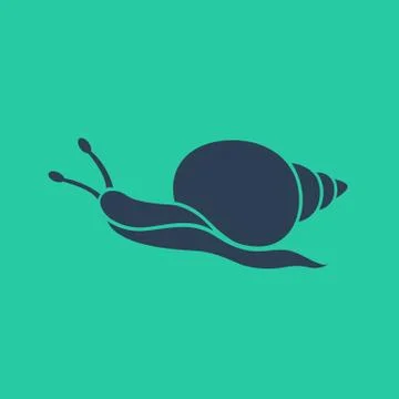 Snails logo Stock Illustration