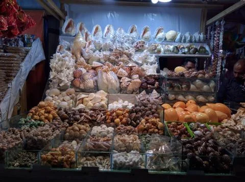 Snails Market in coxsbazar Stock Photos