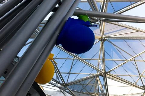 Snails statues in Naples Stock Photos