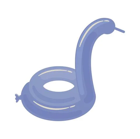 Snake animal balloon 스톡 일러스트