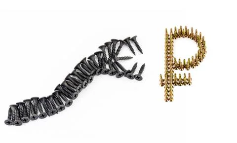 The snake attacks the ruble symbol.Too expensive repairs Stock Photos