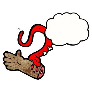 Snake bite cartoon Stock Illustration