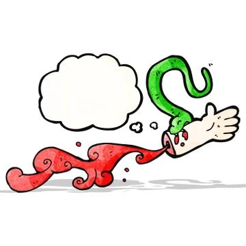 Snake bite Stock Illustration