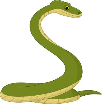 Snake cartoon Illustrazione stock