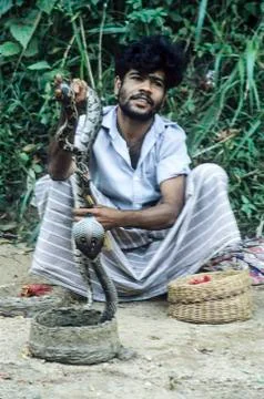 Snake charmer Stock Photos