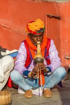 Snake charmer Stock Photos