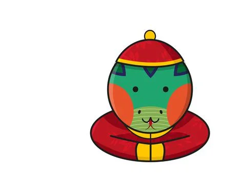 Snake Chinese Illustrazione stock