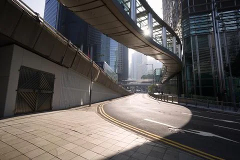 A snake in the city Stock Photos
