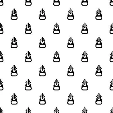 Snake clasp icon, simple style 库存插图