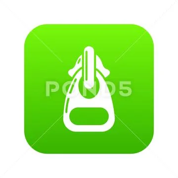 Snake clasp icon, simple style Stock Illustration
