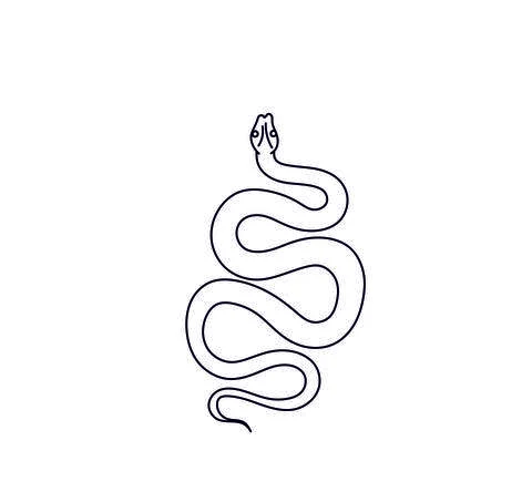 Snake clean Stock-Illustration