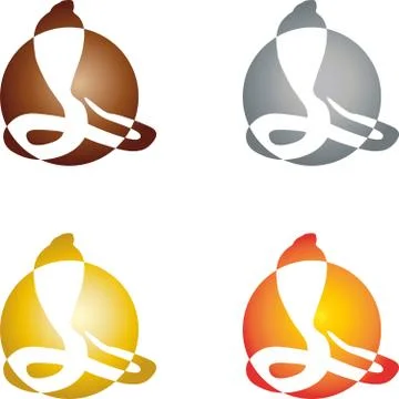 Snake, cobrasnake, logo Stock Illustration