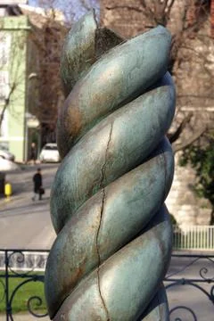 Snake column Stock Photos