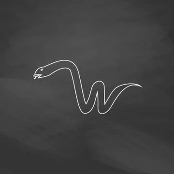 Snake computer symbol Stock-Illustration