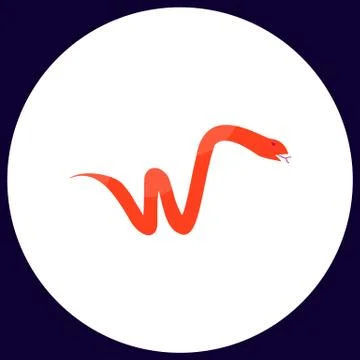 Snake computer symbol Stock-Illustration