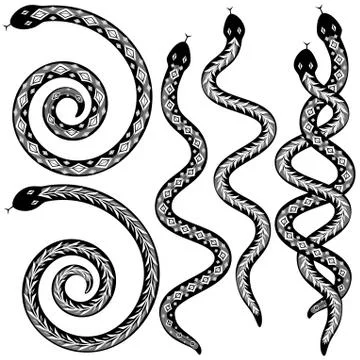 Snake designs Stock-Illustration