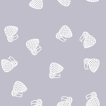 Snake fruit line vector seamless pattern Stock Illustration