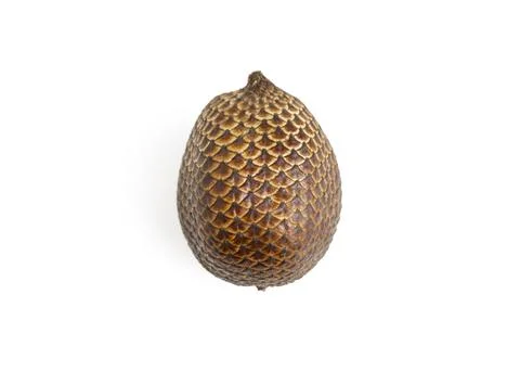 Snake fruit on white background Stock Photos