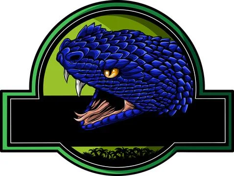 Snake head hand drawn vector illustration design 库存插图