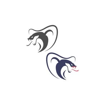 Snake icon logo design vector template Stock Illustration