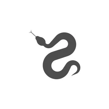 Snake icon logo design vector template Stock Illustration