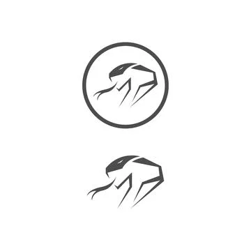 Snake icon logo design vector template Stock Illustration
